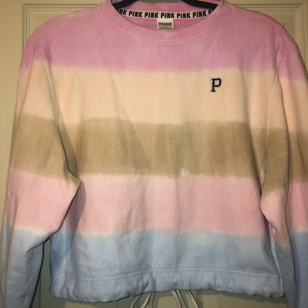 VS PINK medium cropped sweatshirt